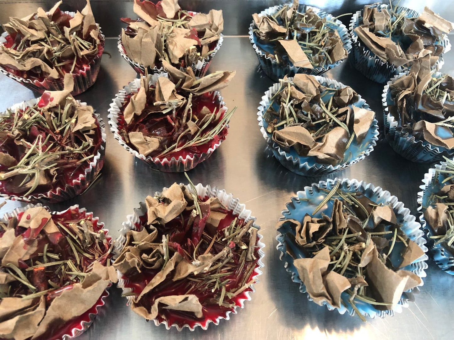 REDNECK CUPCAKES / Fire Starters, Campfire, Fireplace, Recycled Wax