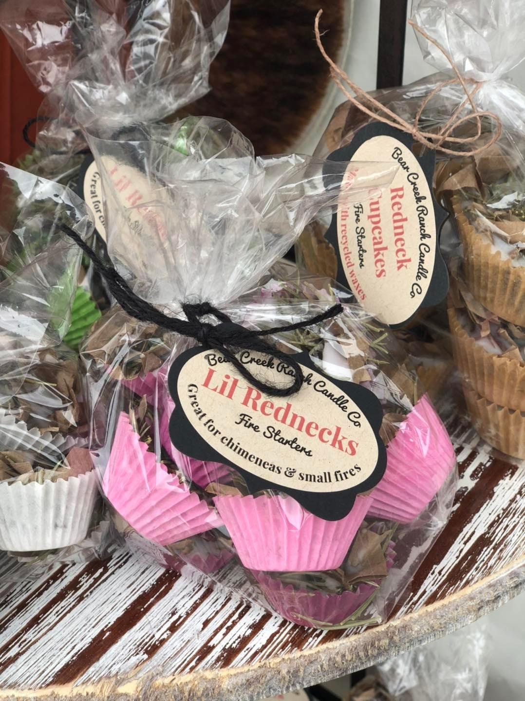 REDNECK CUPCAKES / Fire Starters, Campfire, Fireplace, Recycled Wax