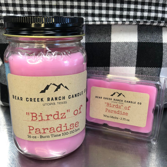 "Birdz" of Paradise (Circle E Type) Candle