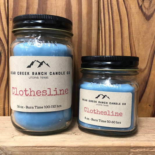Clothesline Candle